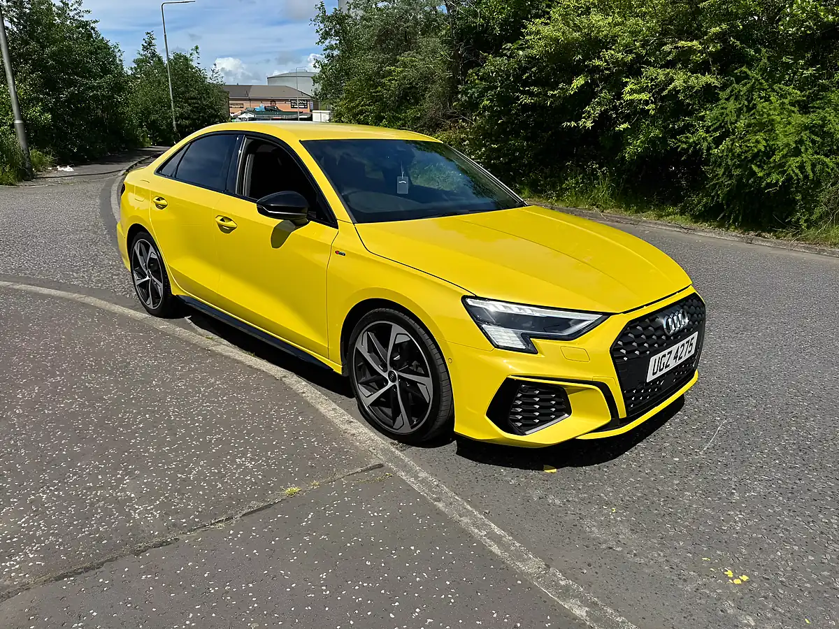 Used 2021 Audi A3 Edition 1 Yellow - Front View