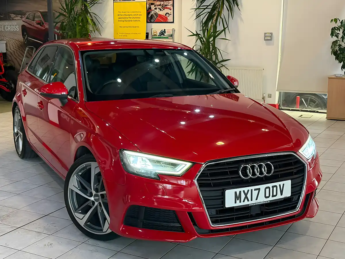 Used 2021 Audi A3 Red - Front View