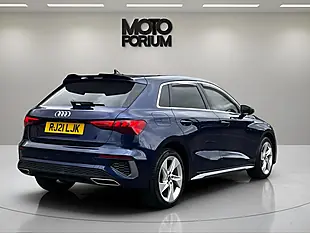 Used 2021 Audi A3 S Line Blue - Interior and Exterior details 11