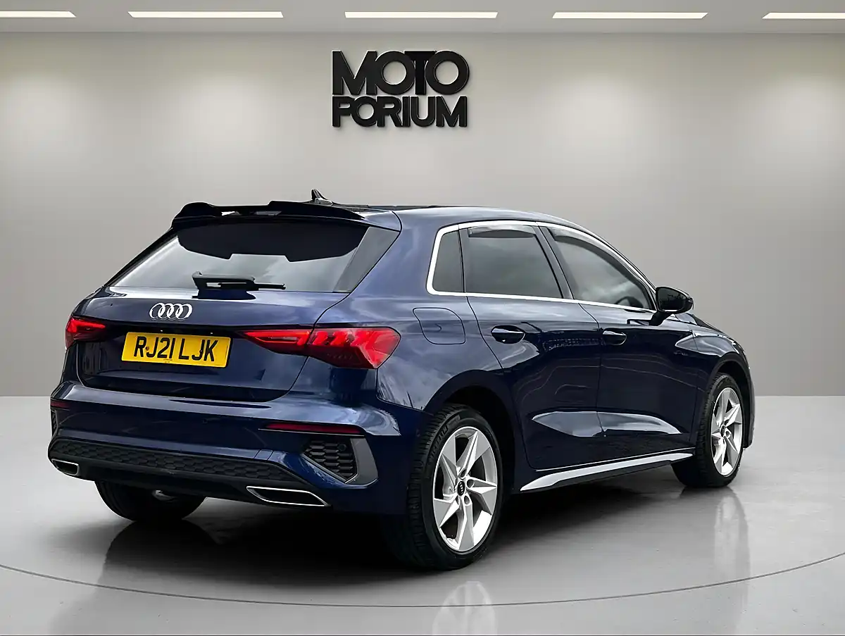 Used 2021 Audi A3 S Line Blue - Interior and Exterior details 11
