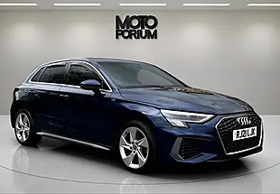 Used 2021 Audi A3 S Line Blue - Interior and Exterior details 4