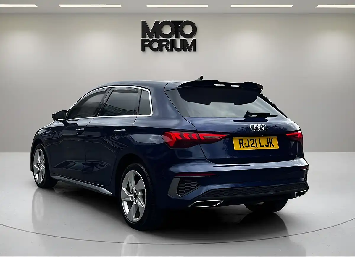 Used 2021 Audi A3 S Line Blue - Interior and Exterior details 6