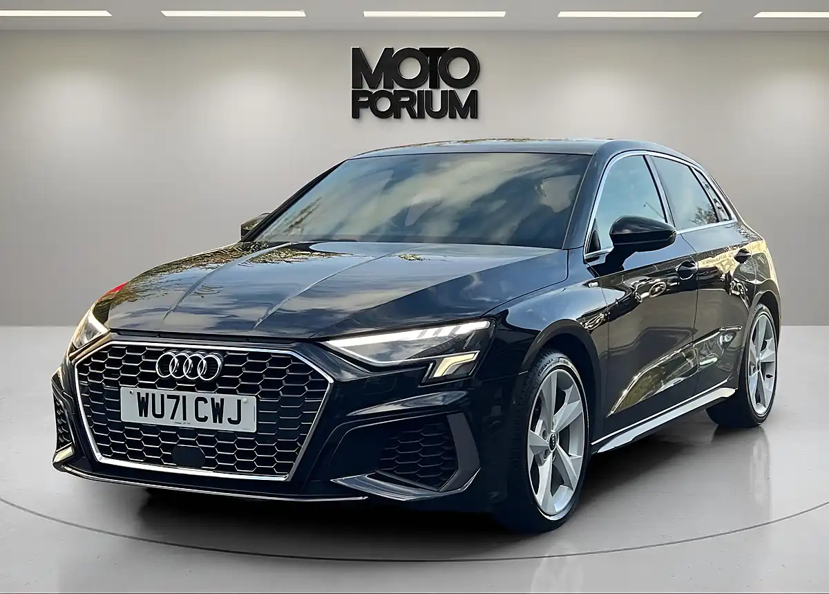 Used 2021 Audi A3 S Line Sportback Black - Interior and Exterior details 10