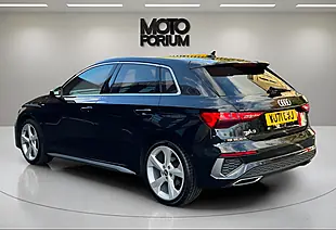 Used 2021 Audi A3 S Line Sportback Black - Interior and Exterior details 11