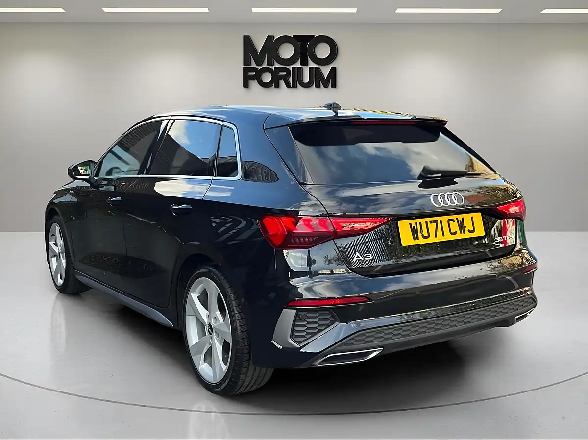 Used 2021 Audi A3 S Line Sportback Black - Interior and Exterior details 6