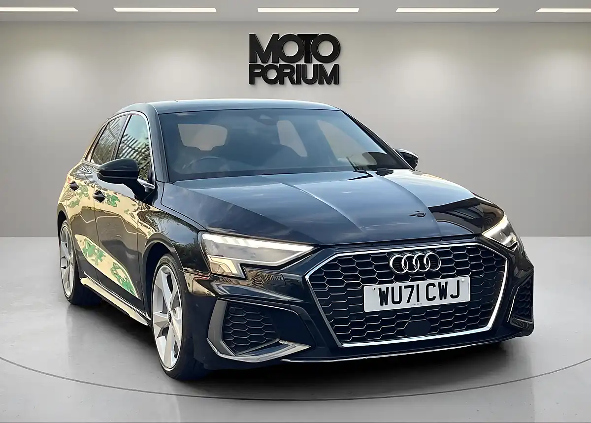 Used 2021 Audi A3 S Line Sportback Black - Interior and Exterior details 8