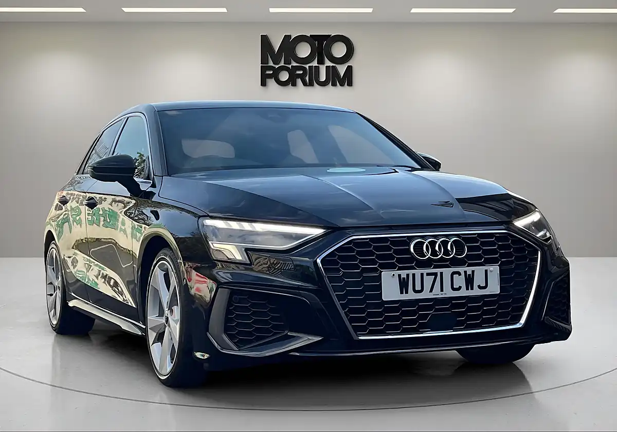 Used 2021 Audi A3 S Line Sportback Black - Interior and Exterior details 9