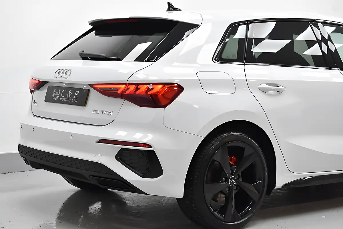 Used 2021 Audi A3 S Line White - Interior and Exterior details 14