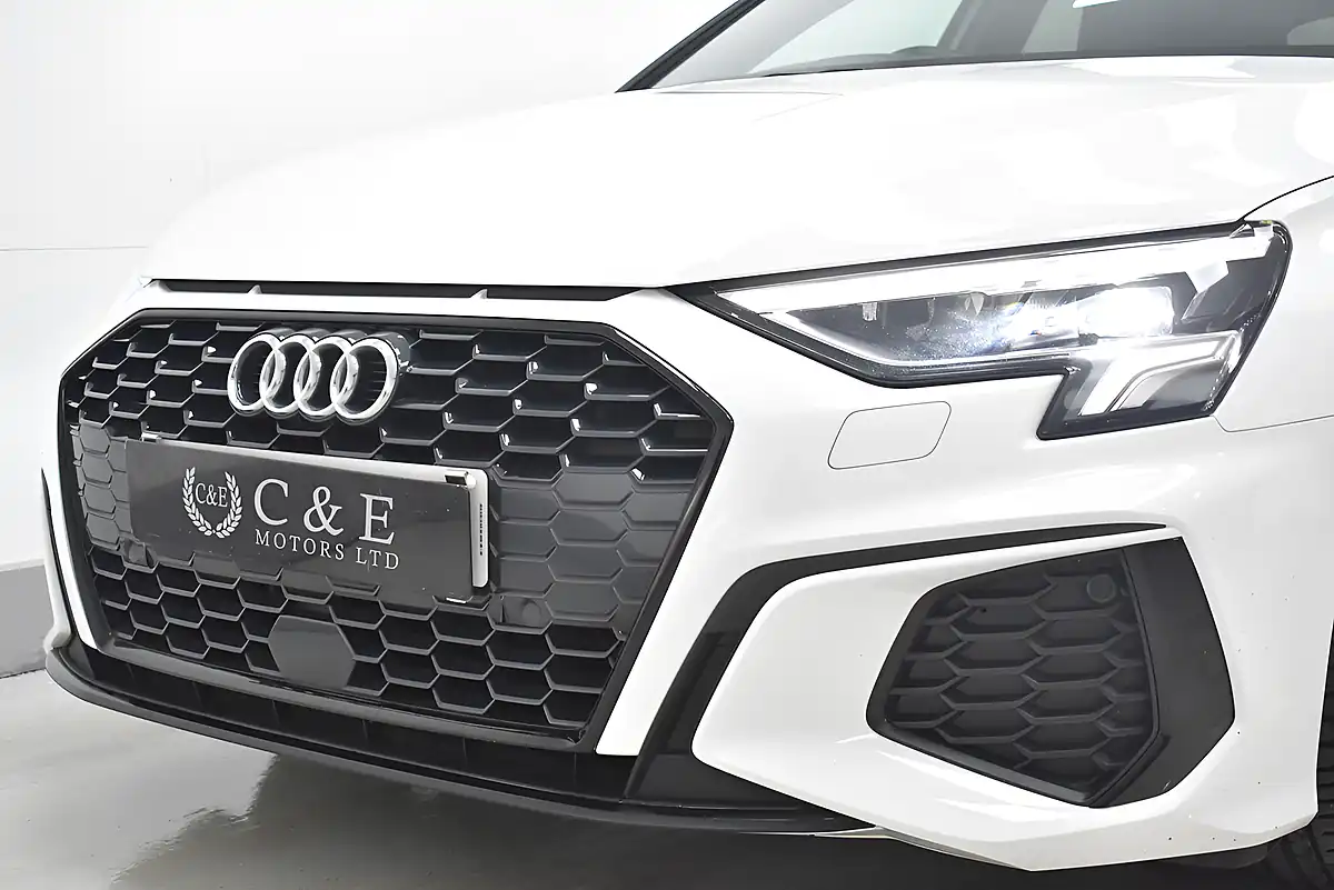 Used 2021 Audi A3 S Line White - Interior and Exterior details 6