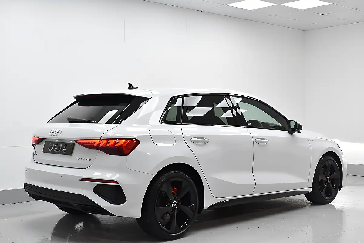 Used 2021 Audi A3 S Line White - Interior and Exterior details 7
