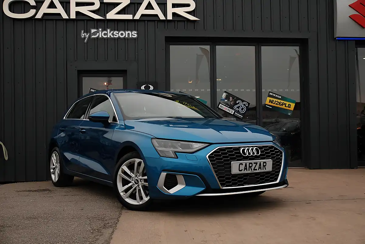 Used 2021 Audi A3 Sport Blue - Front View