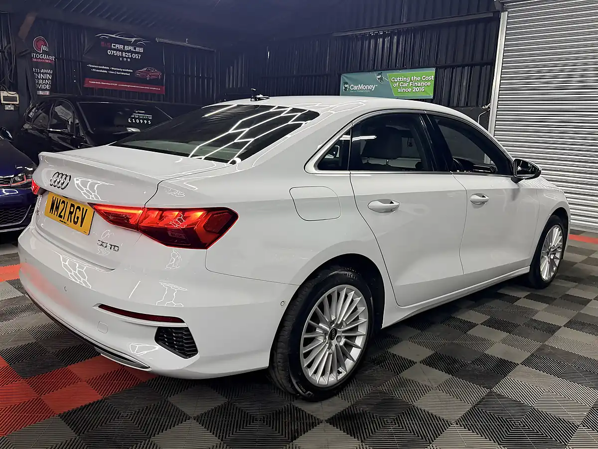 Used 2021 Audi A3 Sport White - Interior and Exterior details 10