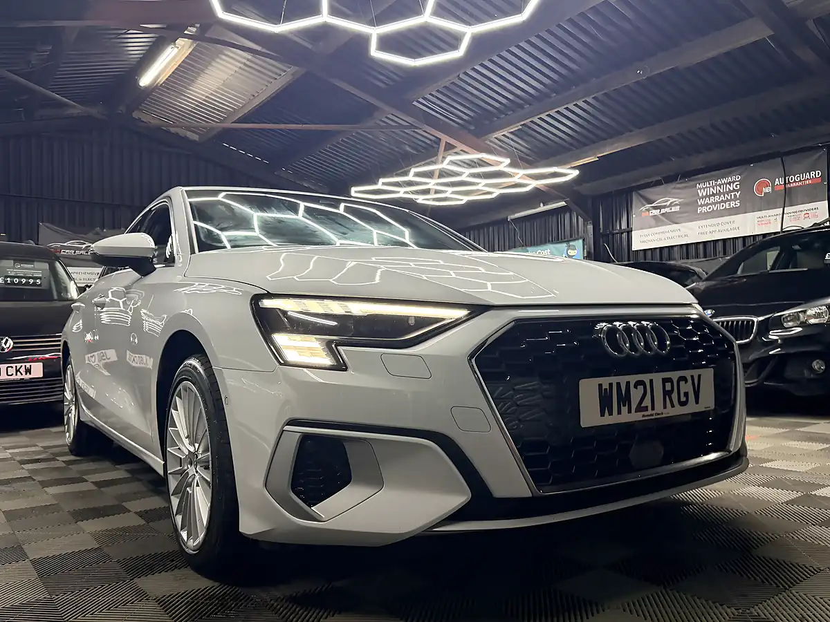 Used 2021 Audi A3 Sport White - Interior and Exterior details 11