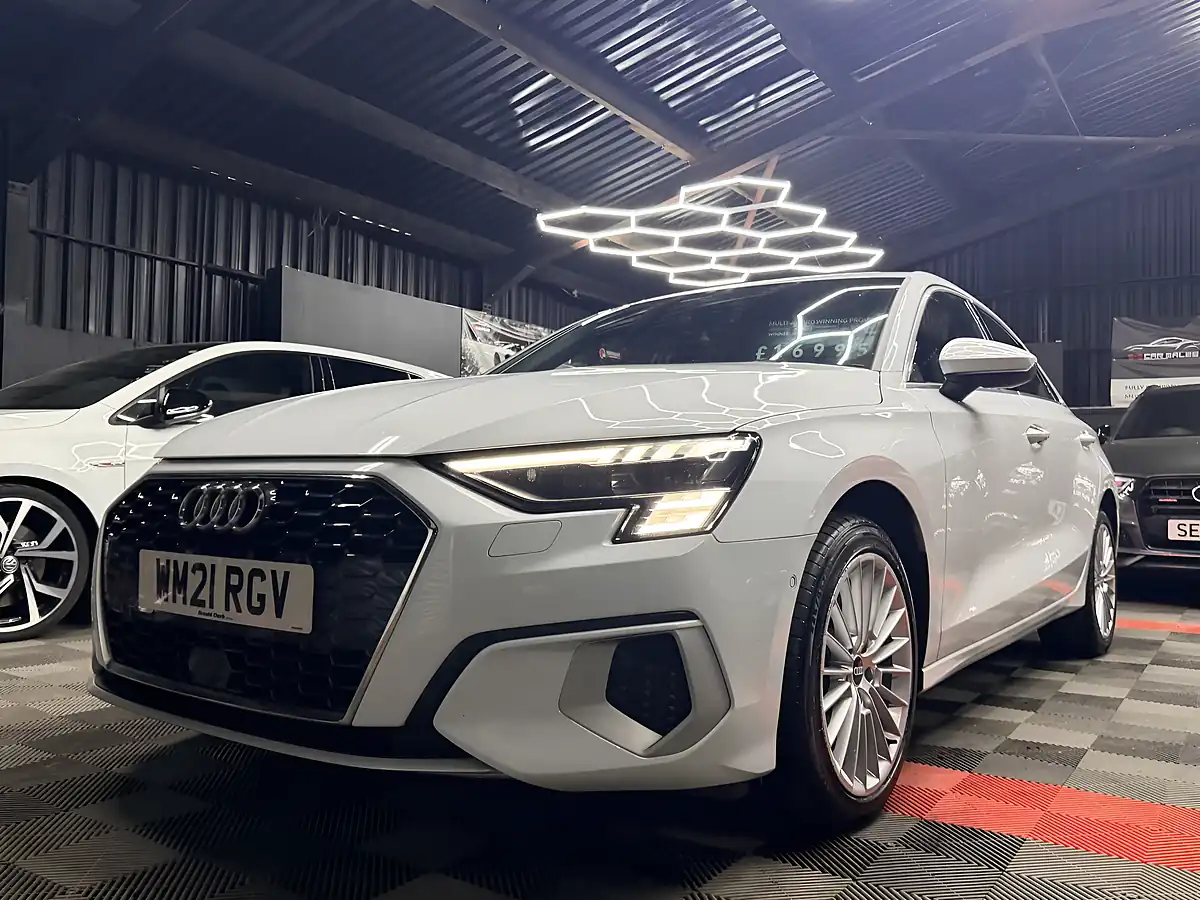 Used 2021 Audi A3 Sport White - Interior and Exterior details 14