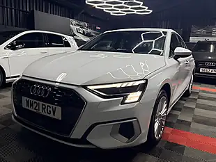 Used 2021 Audi A3 Sport White - Interior and Exterior details 3