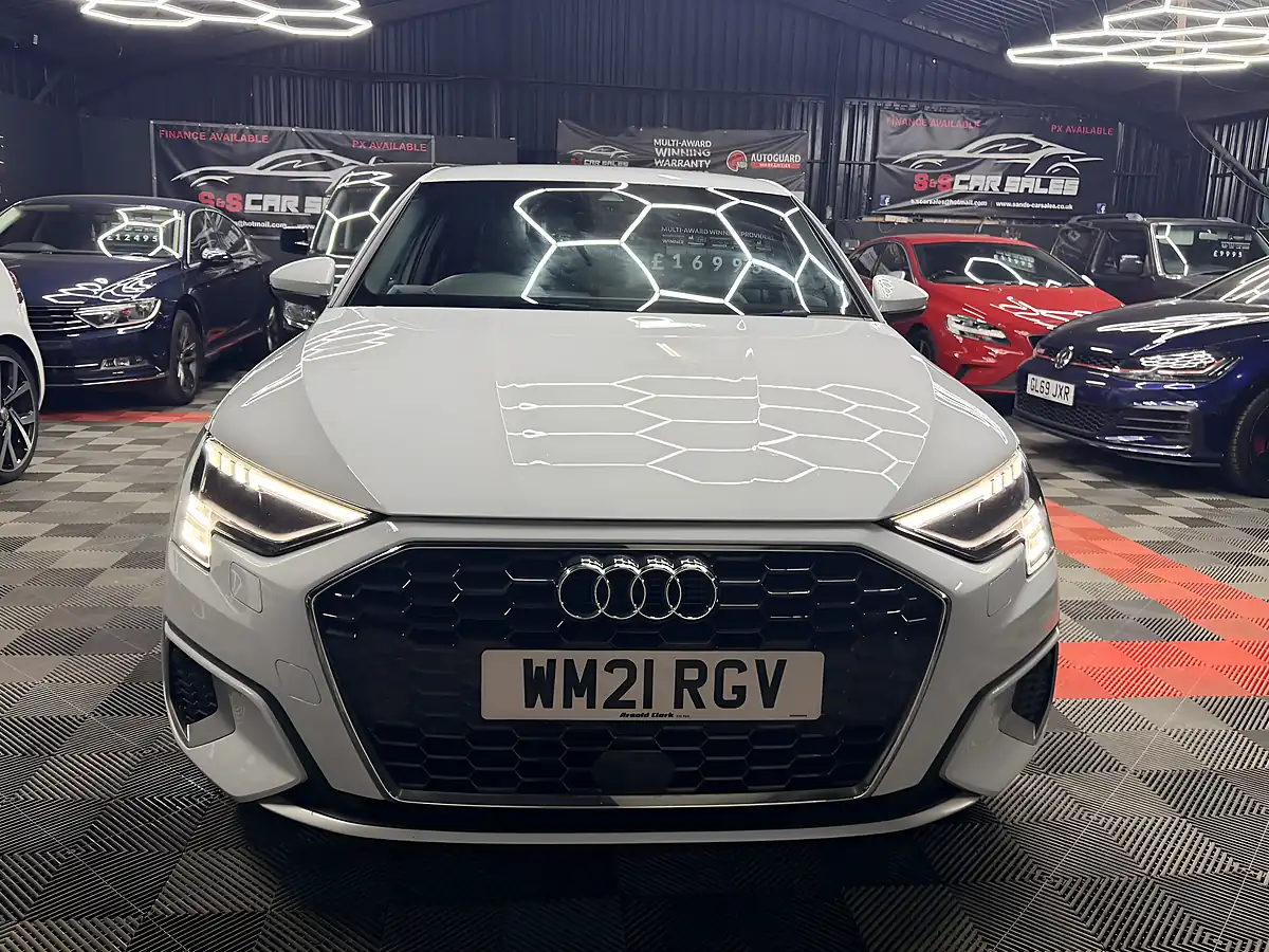 Used 2021 Audi A3 Sport White - Interior and Exterior details 4