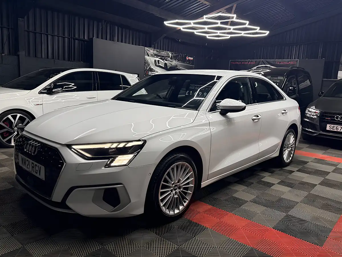 Used 2021 Audi A3 Sport White - Interior and Exterior details 6