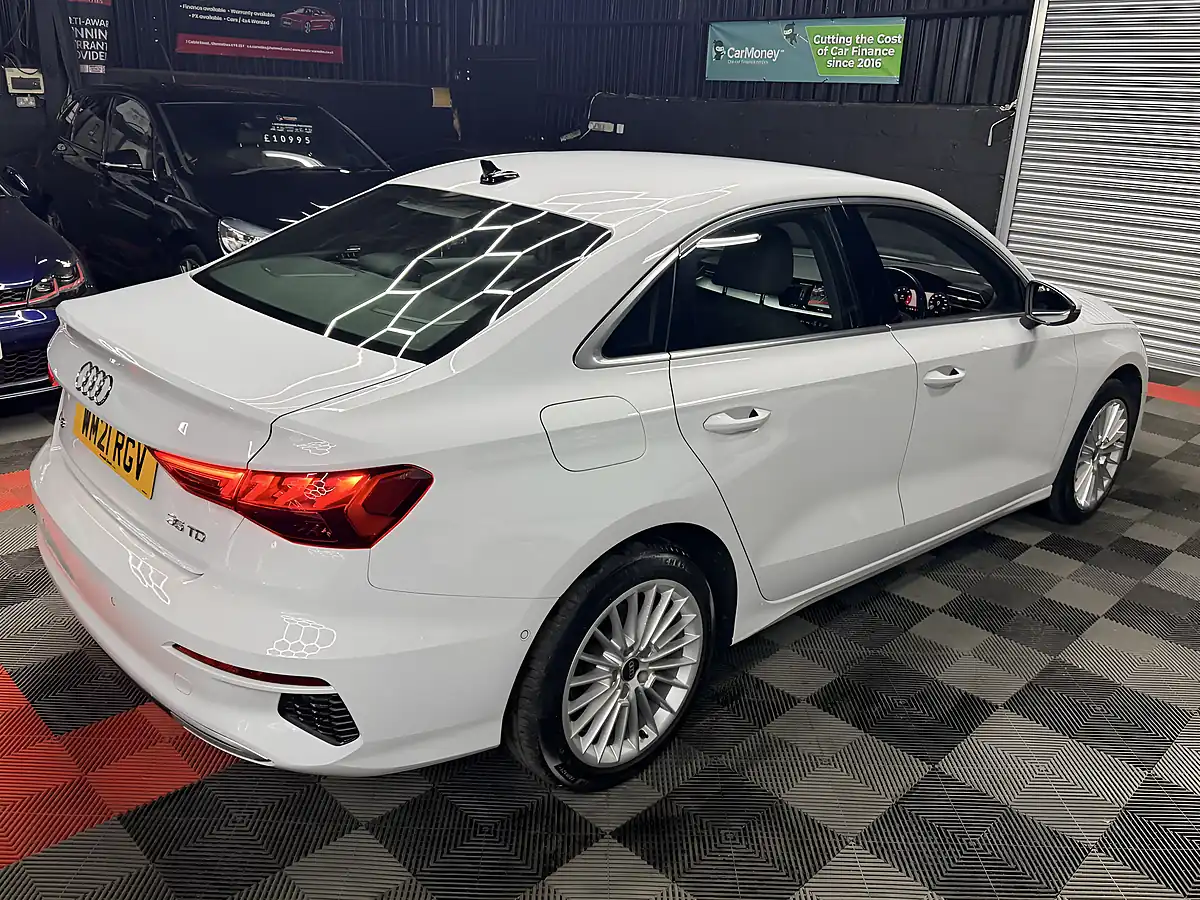 Used 2021 Audi A3 Sport White - Interior and Exterior details 9