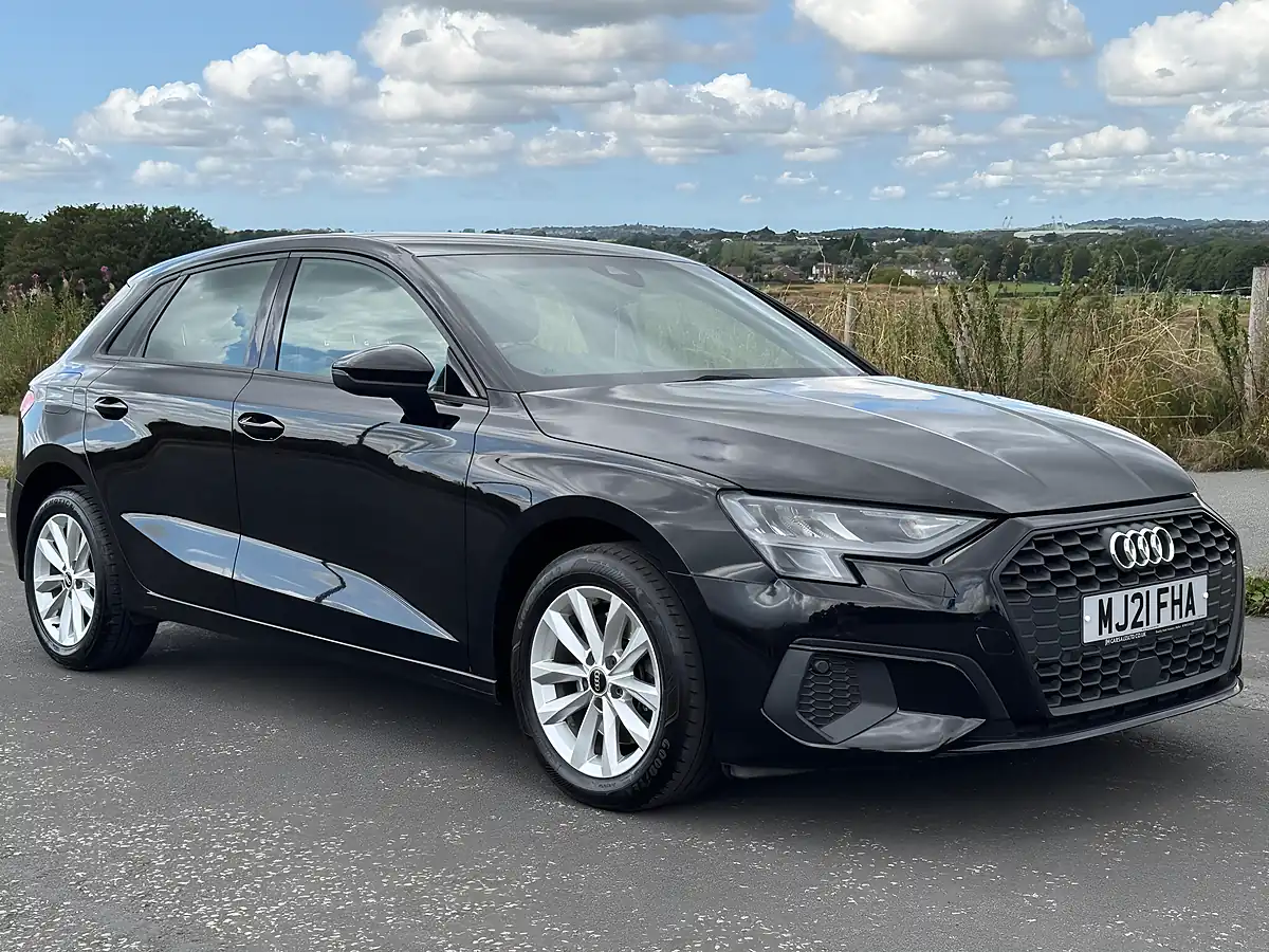 Used 2021 Audi A3 Technik Brilliant Black - Front View