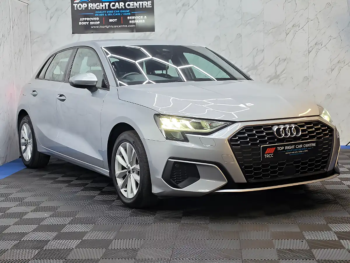 Used 2021 Audi A3 Technik Silver - Front View