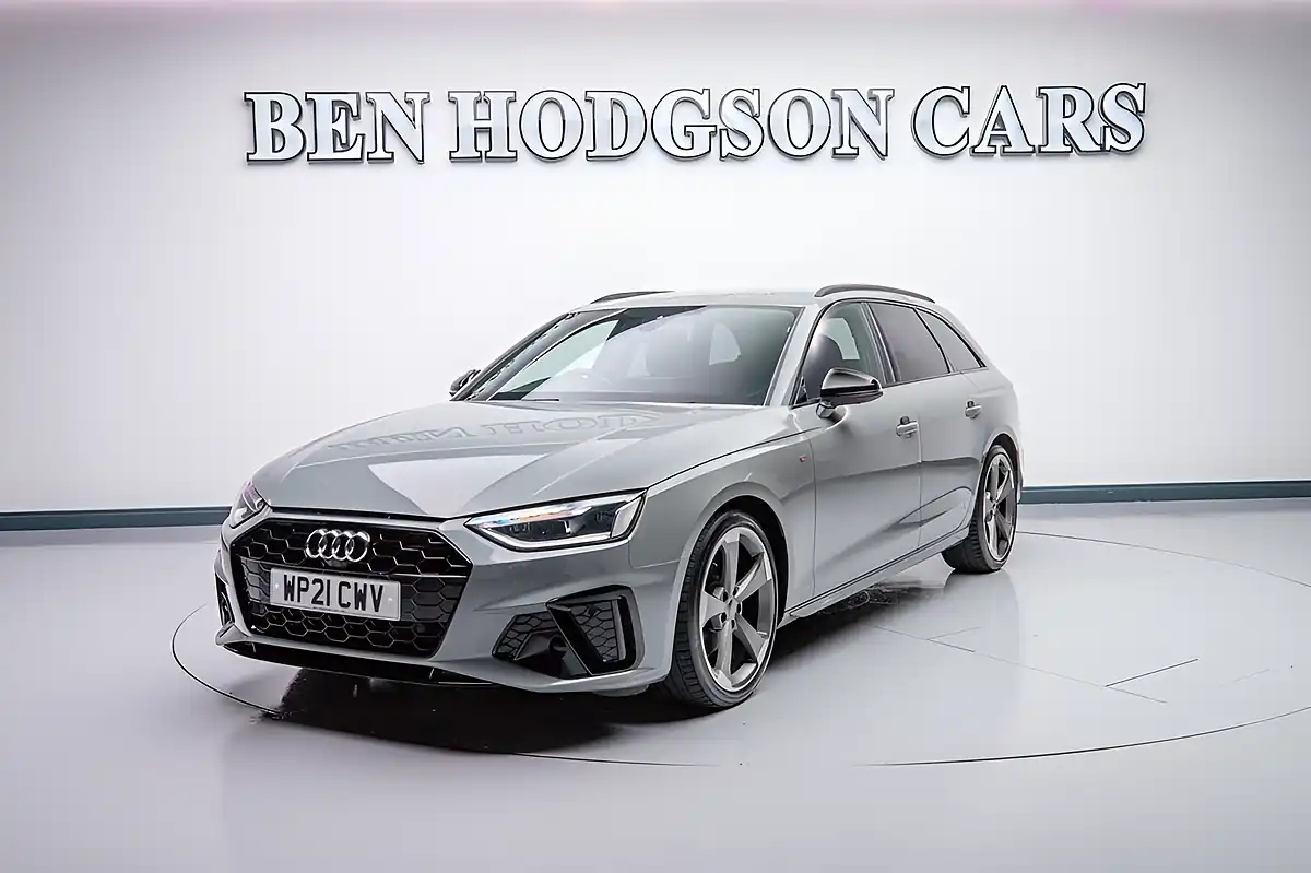 Used 2021 Audi A4 Avant Black Edition Grey - Front View