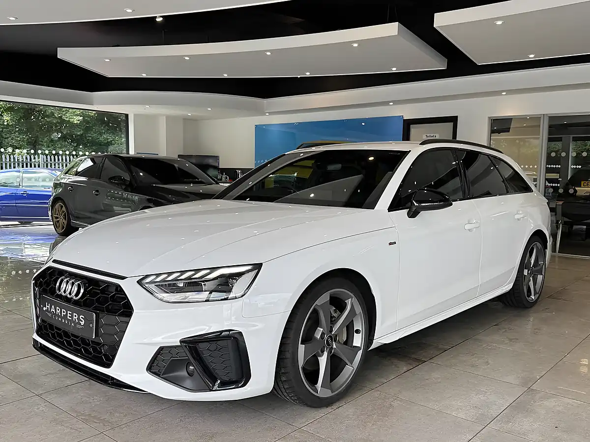 Used 2021 Audi A4 Avant Black Edition White - Interior and Exterior details 3