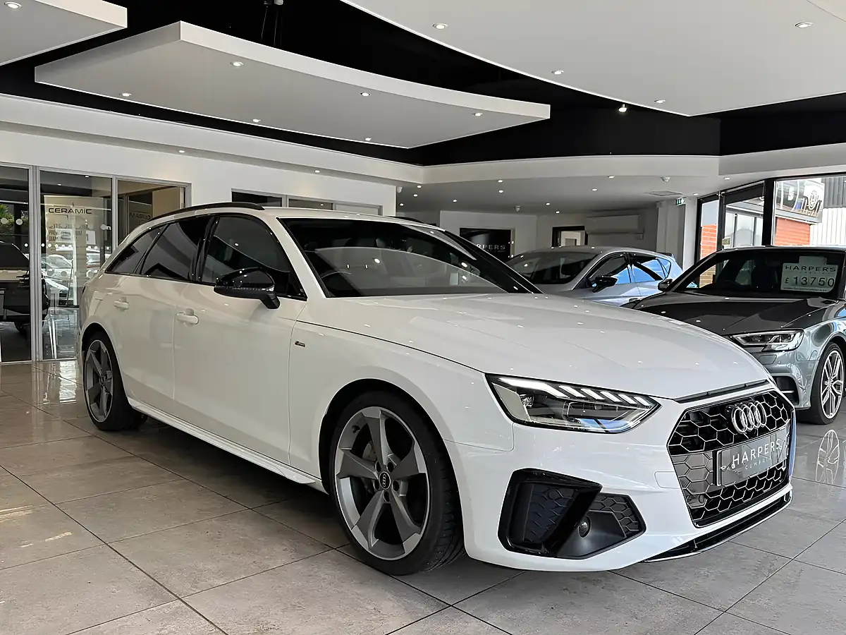 Used 2021 Audi A4 Avant Black Edition White - Interior and Exterior details 9
