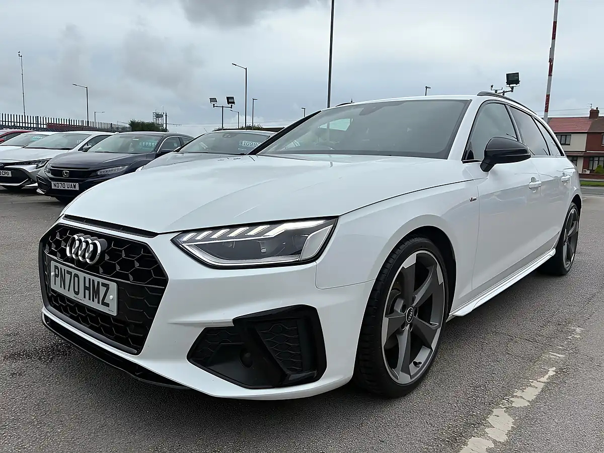 Used 2021 Audi A4 Avant Black Edition White - Interior and Exterior details 2
