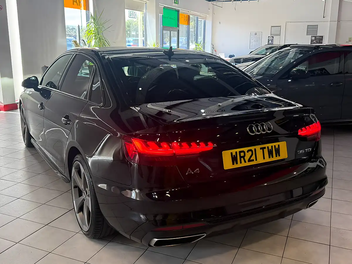 Used 2021 Audi A4 Black Edition Black - Interior and Exterior details 8