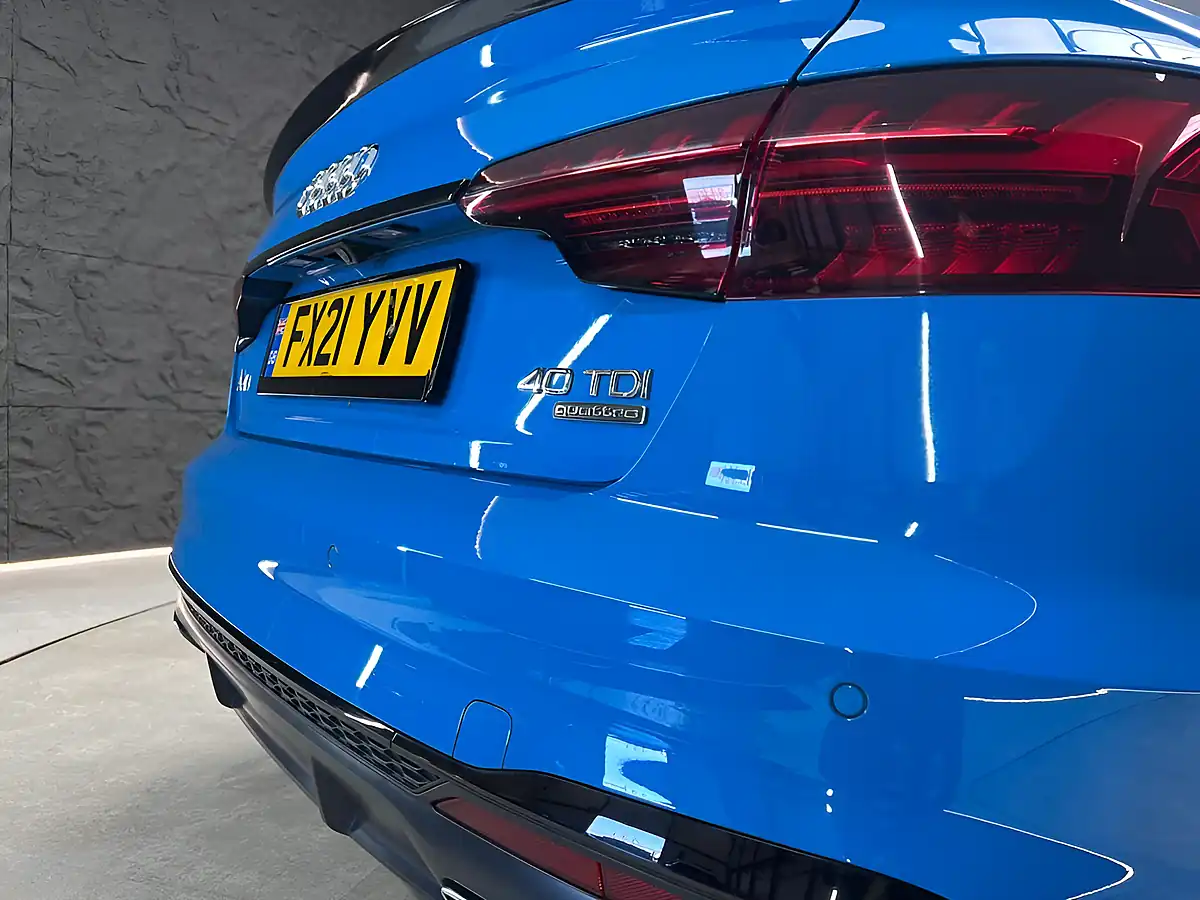 Used 2021 Audi A4 Black Edition Turbo Blue - Interior and Exterior details 15