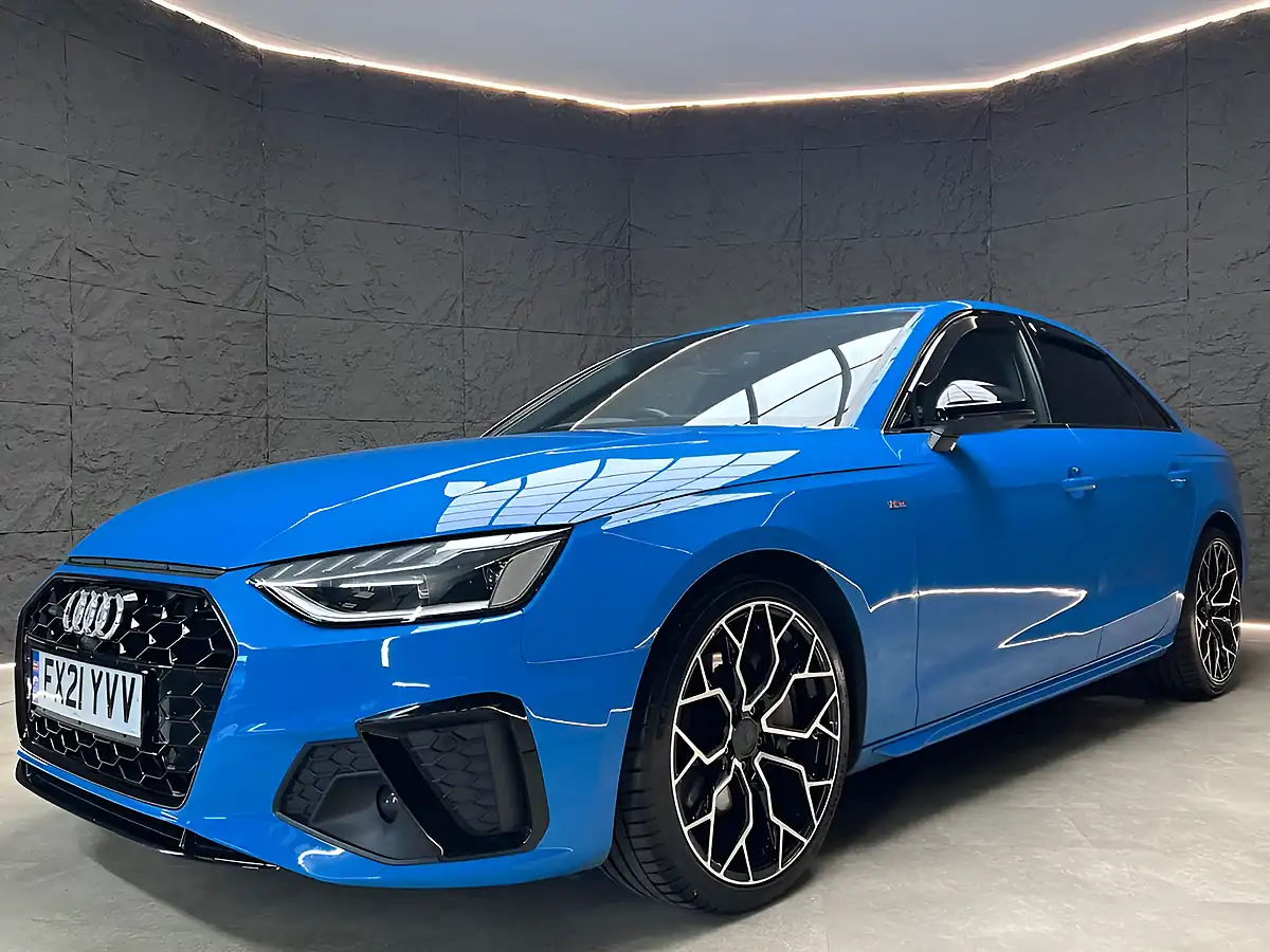 Used 2021 Audi A4 Black Edition Turbo Blue - Interior and Exterior details 6