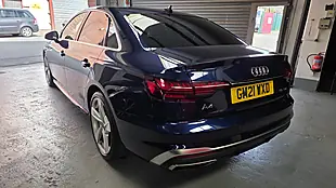 Used 2021 Audi A4 S Line Blue - Interior and Exterior details 4