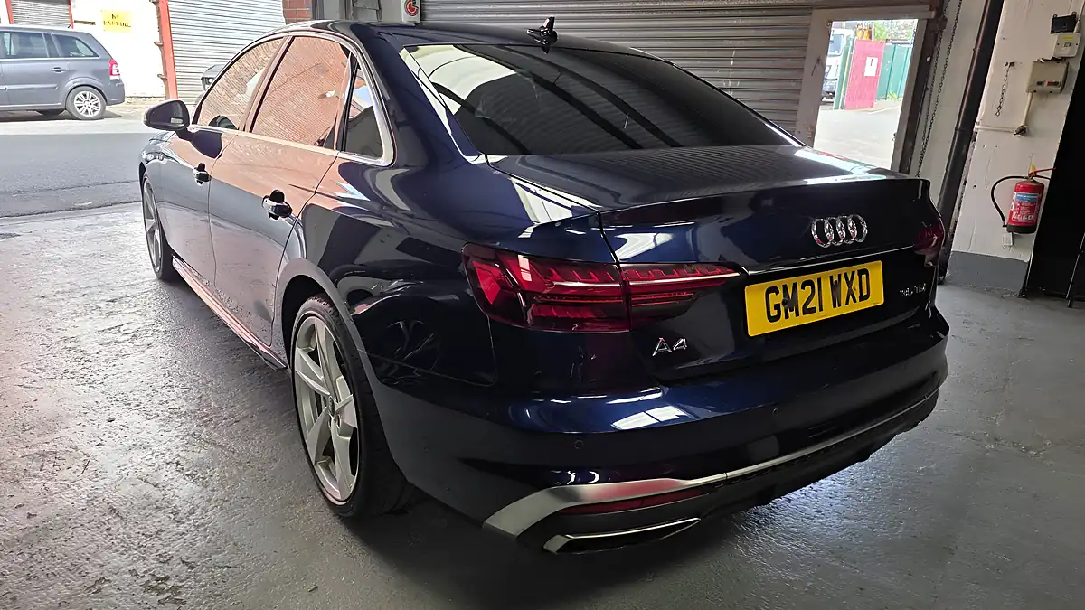 Used 2021 Audi A4 S Line Blue - Interior and Exterior details 4