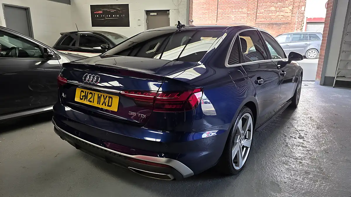 Used 2021 Audi A4 S Line Blue - Interior and Exterior details 6