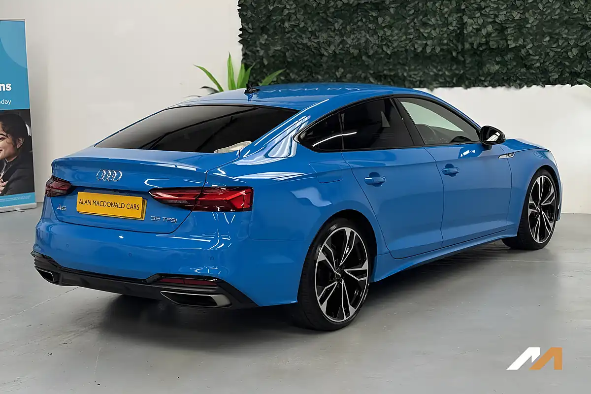 Used 2021 Audi A5 Edition 1 Blue - Interior and Exterior details 16