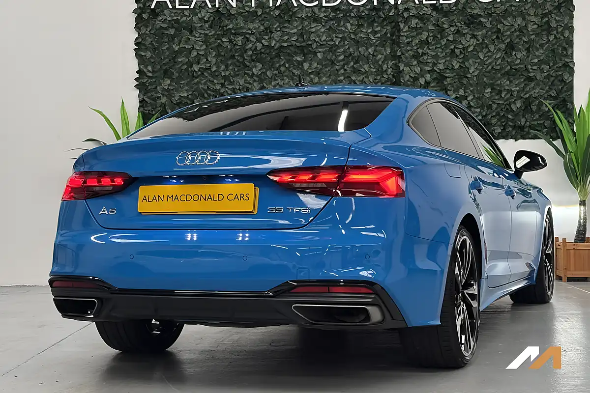 Used 2021 Audi A5 Edition 1 Blue - Interior and Exterior details 19