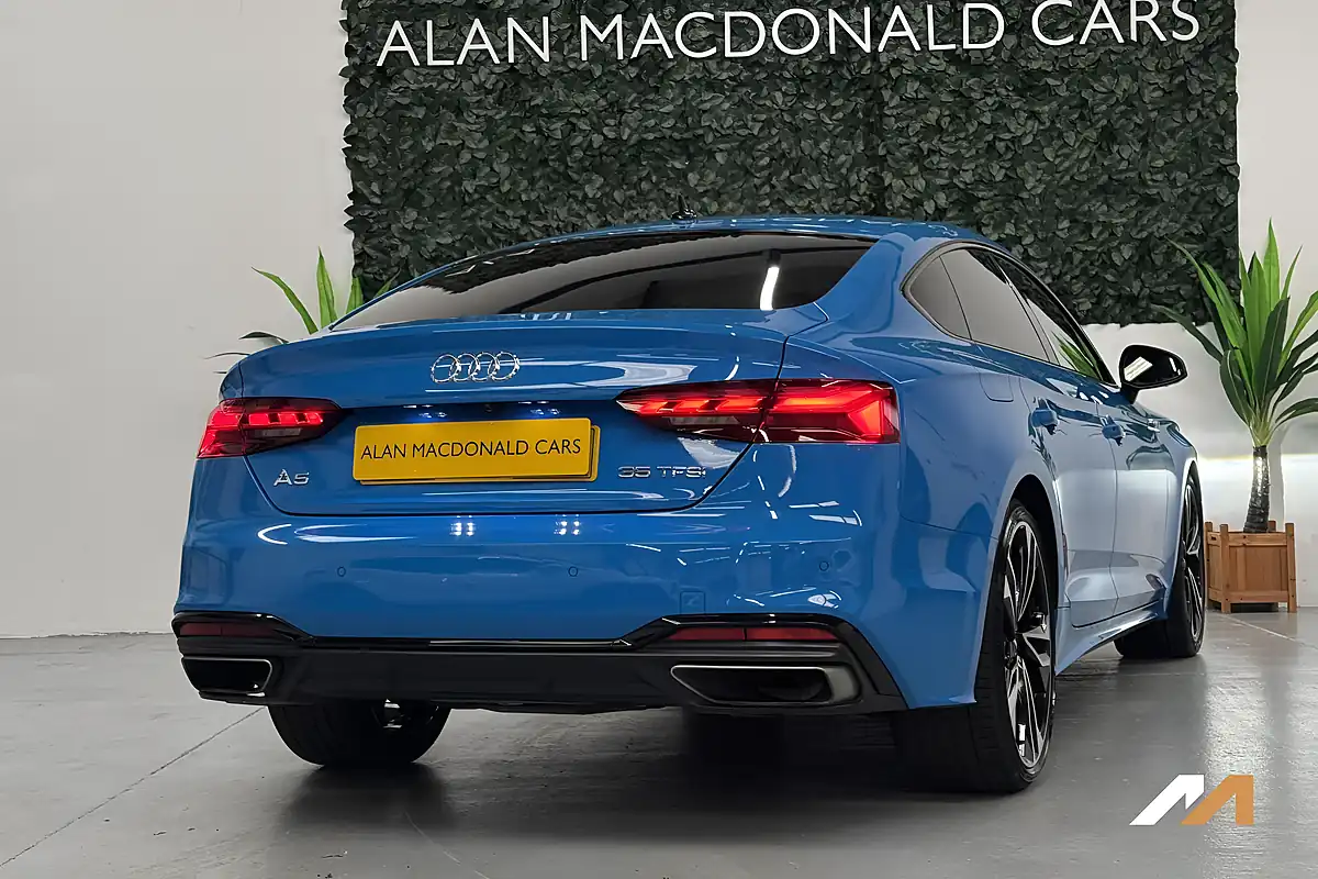 Used 2021 Audi A5 Edition 1 Blue - Interior and Exterior details 2