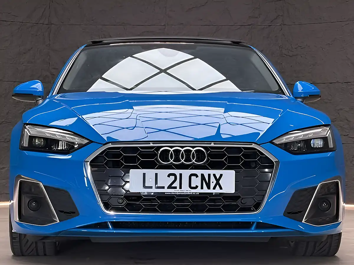 Used 2021 Audi A5 S Line Blue - Interior and Exterior details 10