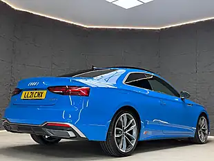 Used 2021 Audi A5 S Line Blue - Interior and Exterior details 15