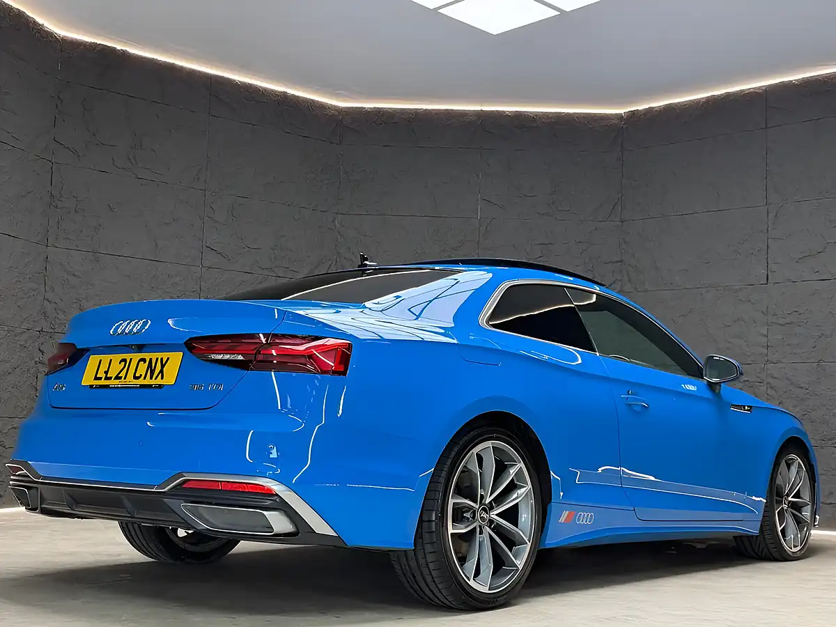 Used 2021 Audi A5 S Line Blue - Interior and Exterior details 15