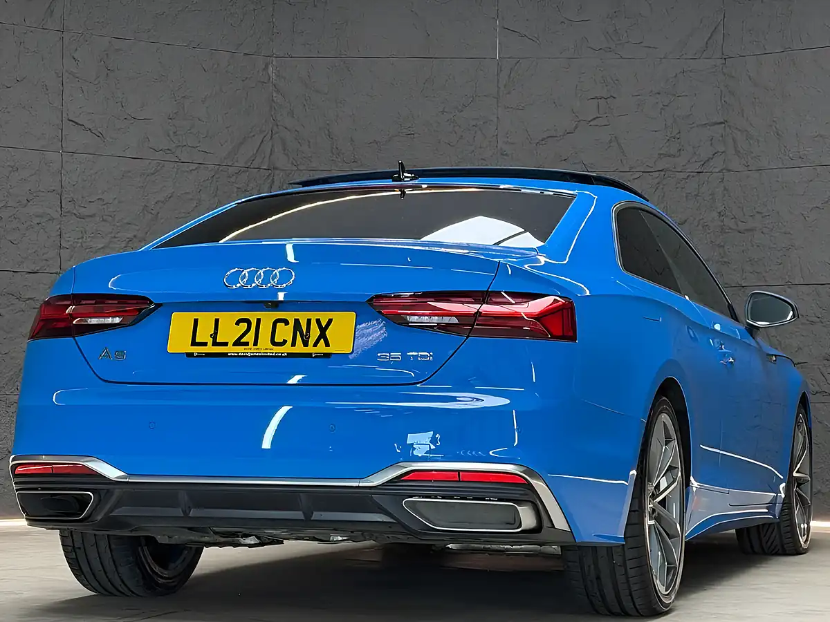 Used 2021 Audi A5 S Line Blue - Interior and Exterior details 16