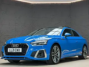 Used 2021 Audi A5 S Line Blue - Interior and Exterior details 2