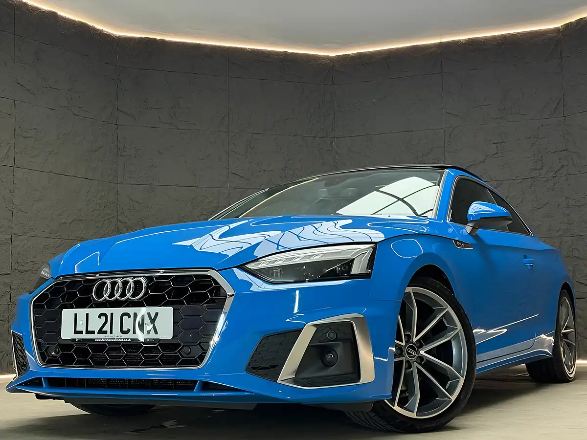 Used 2021 Audi A5 S Line Blue - Interior and Exterior details 3