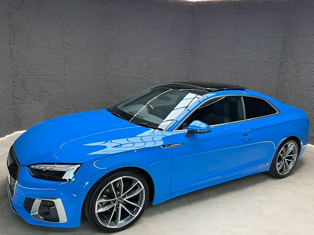 Used 2021 Audi A5 S Line Blue - Interior and Exterior details 5