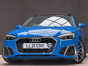 Used 2021 Audi A5 S Line Blue - Interior and Exterior details 9