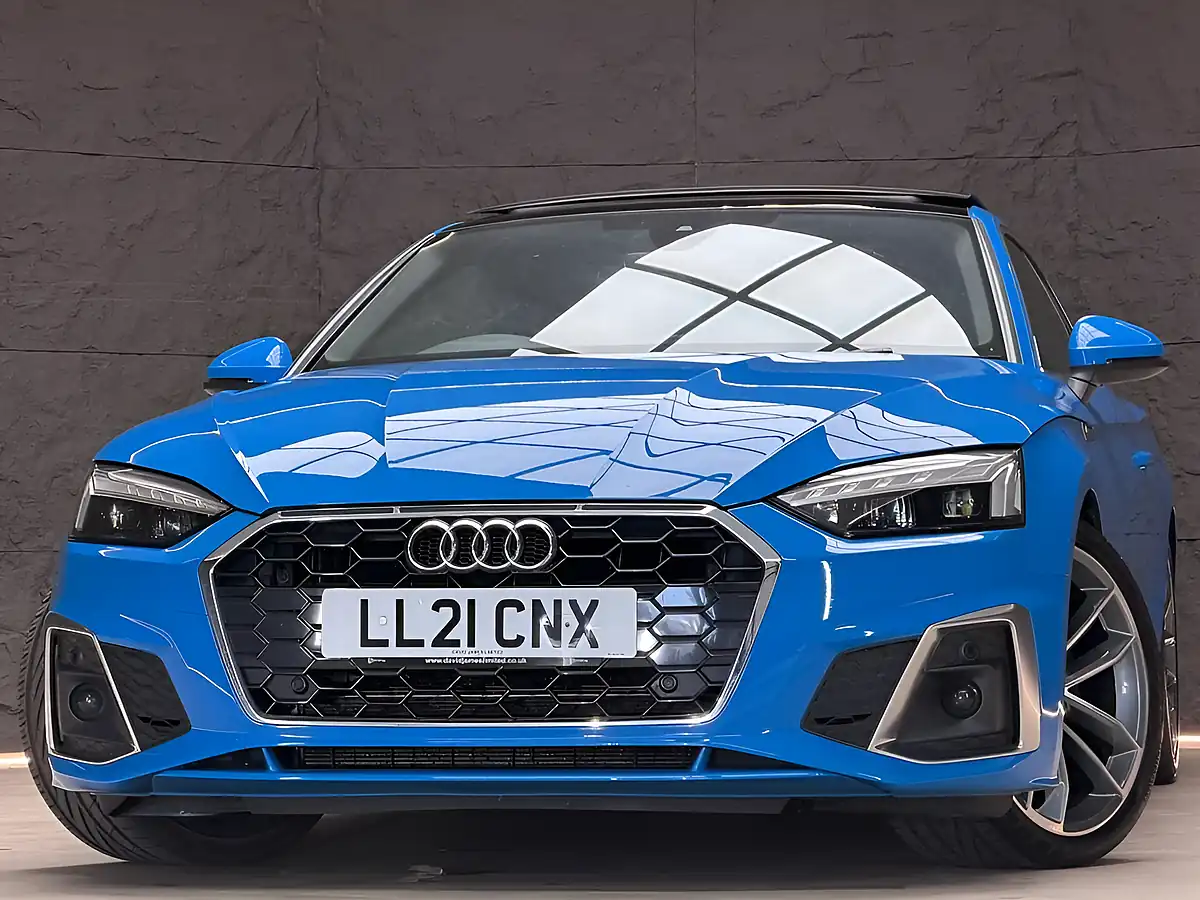 Used 2021 Audi A5 S Line Blue - Interior and Exterior details 9
