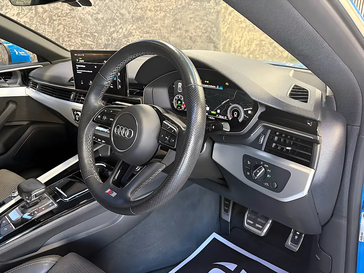 Used 2021 Audi A5 S Line Blue - Interior and Exterior details 12