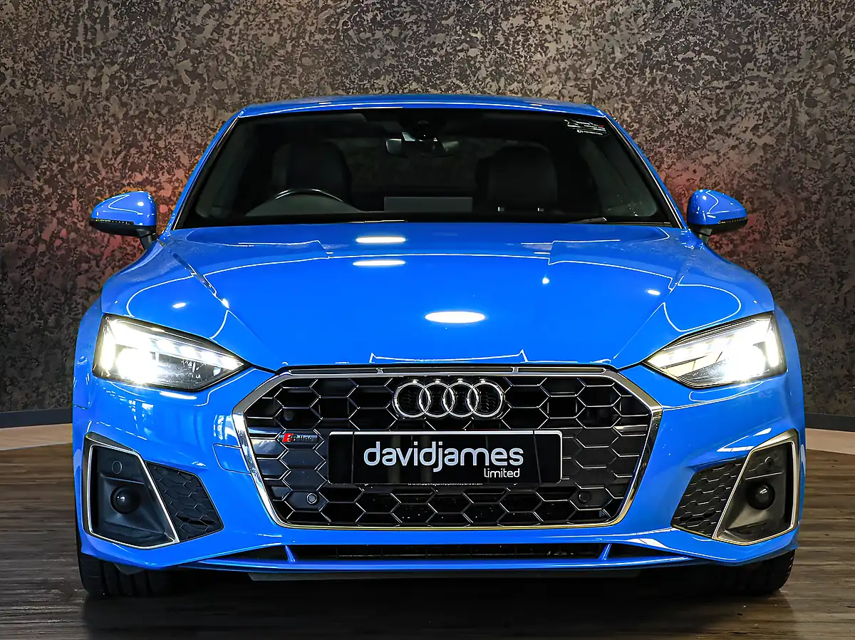 Used 2021 Audi A5 S Line Blue - Interior and Exterior details 2