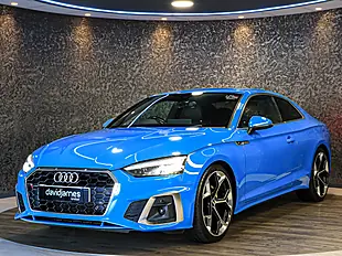 Used 2021 Audi A5 S Line Blue - Interior and Exterior details 3
