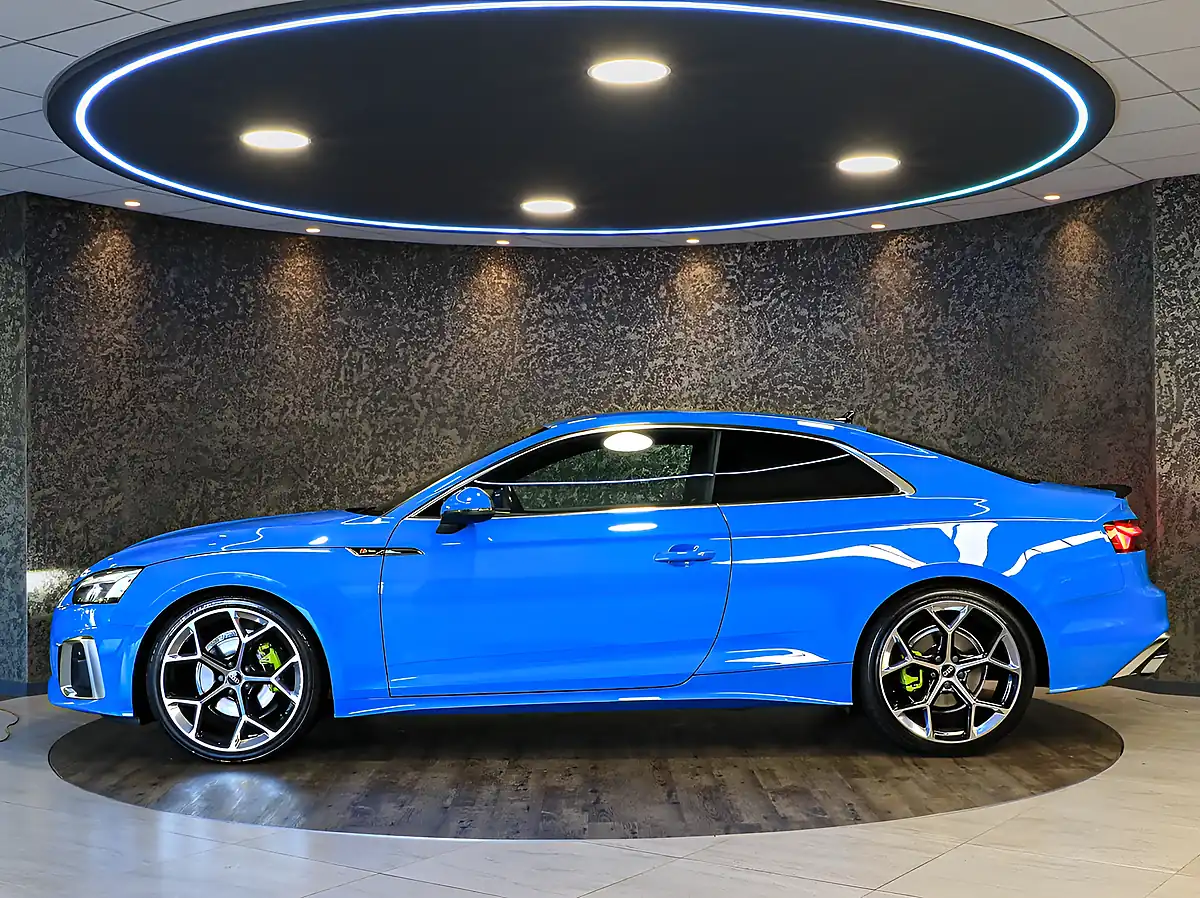 Used 2021 Audi A5 S Line Blue - Interior and Exterior details 4